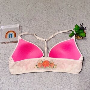 Pink push up bra